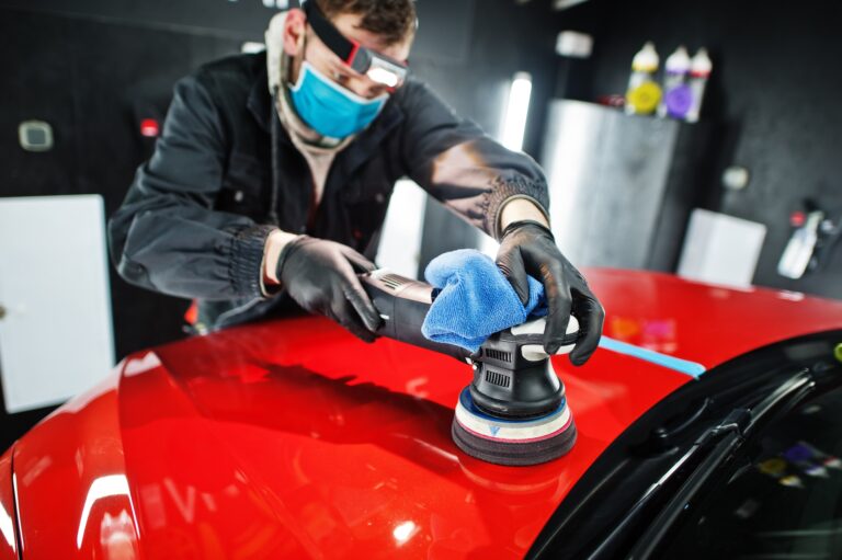 Car detailing concept.